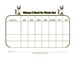 behavior chart